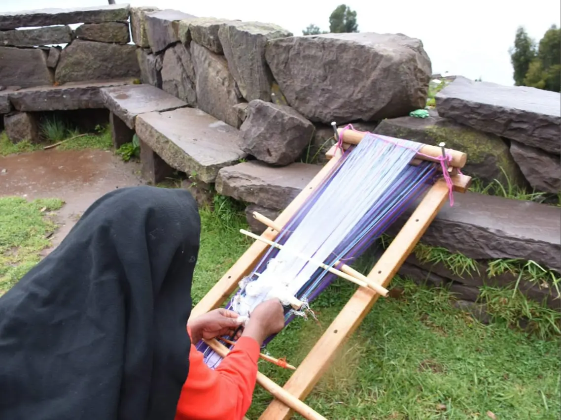 Taquile Lodge tejido tipico de cintura